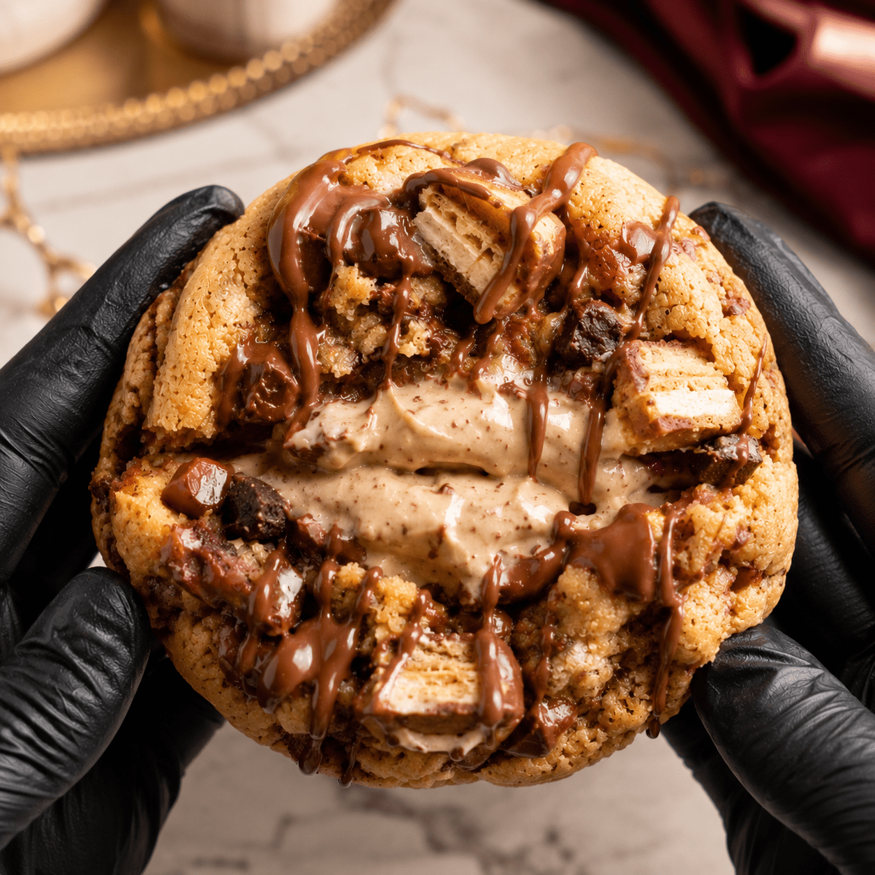 Cookie Kinder com Nutella