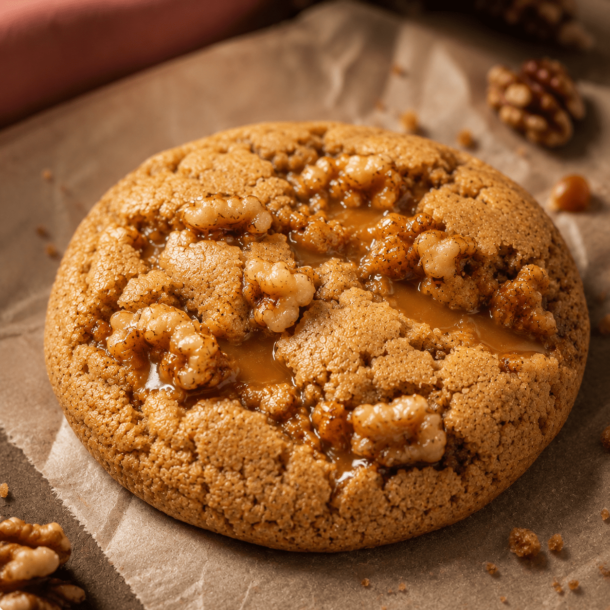 Cookie de Nozes e Doce de Leite